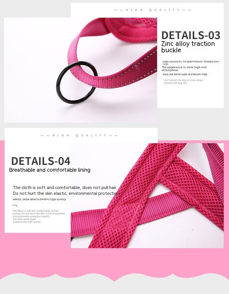 Reflektierendes Nylon-Brustgeschirr mit Leuchtstreifen – Bild 13 | LuxeStyle