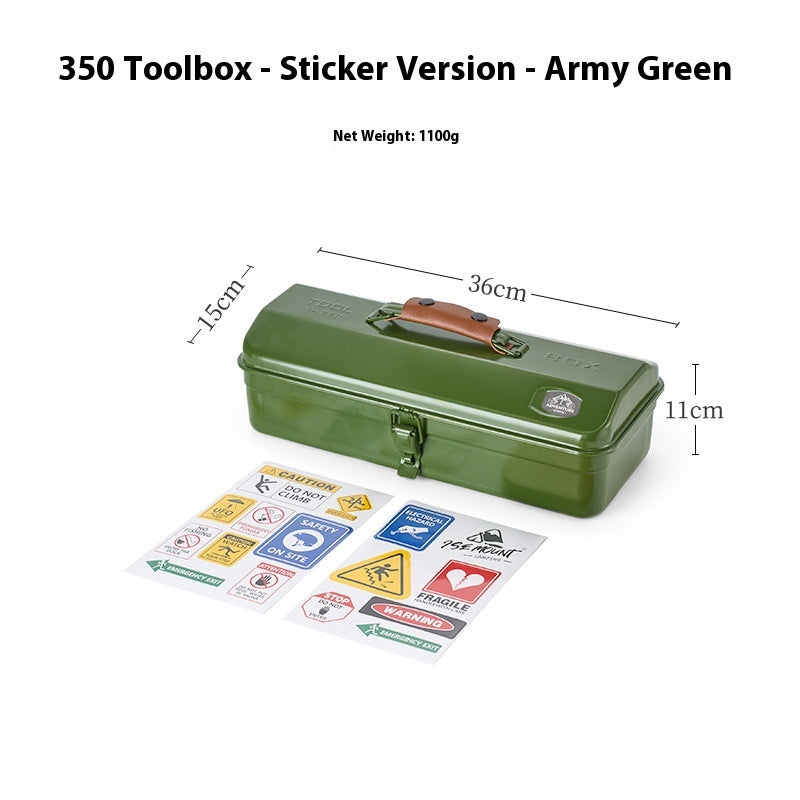 Outdoor Camping Werkzeugkiste mit Stickern – Bild 16 | LuxeStyle