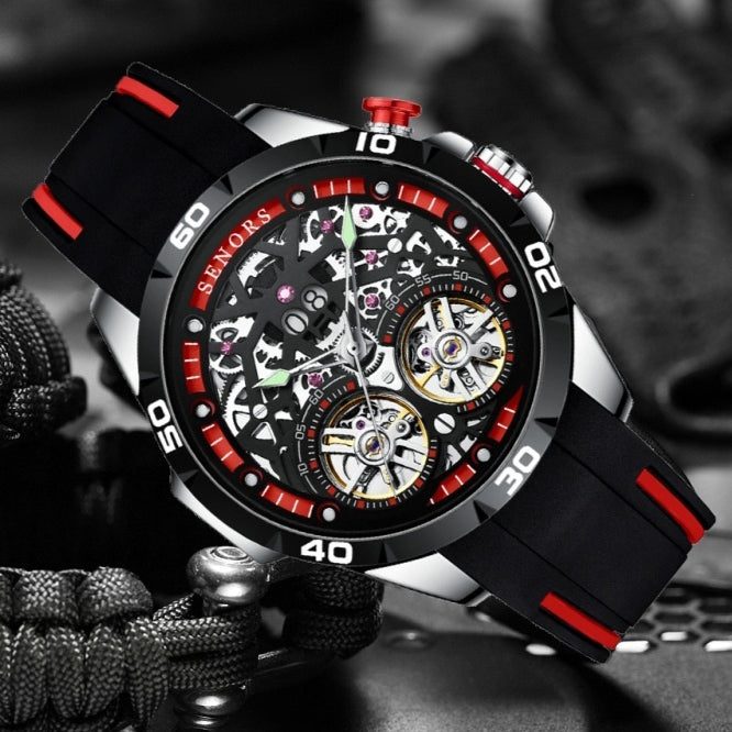 Lumineszierende Herren-Armbanduhr