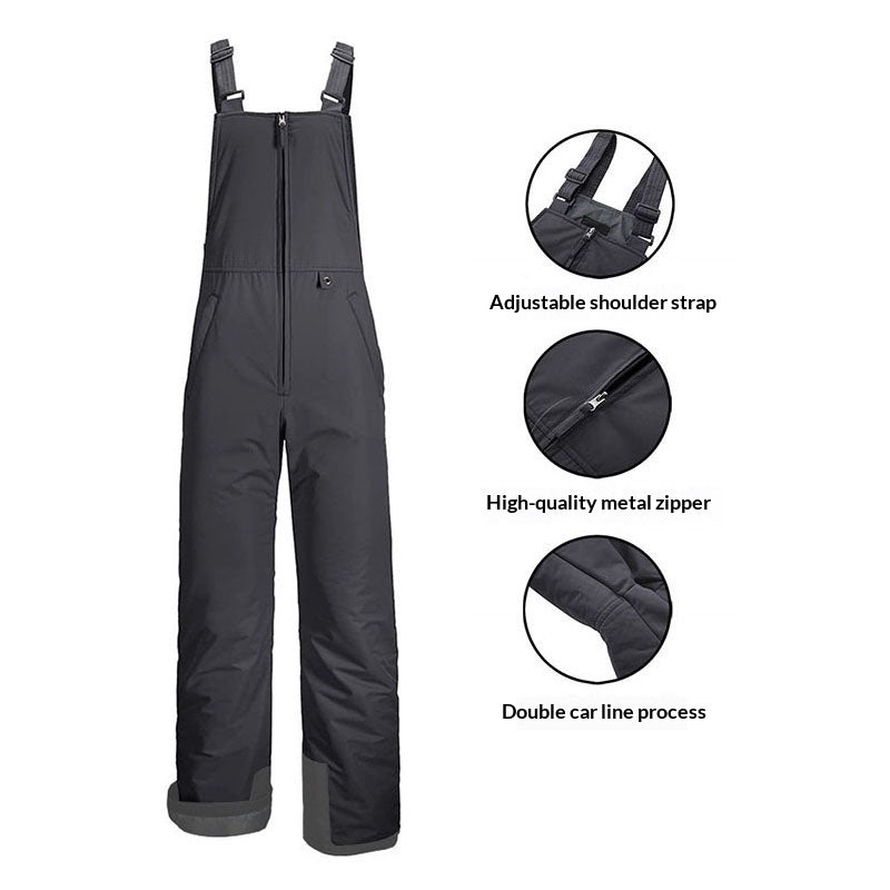 Wasserdichter, winddichter Ski-Overall mit extra-dicker Isolierung