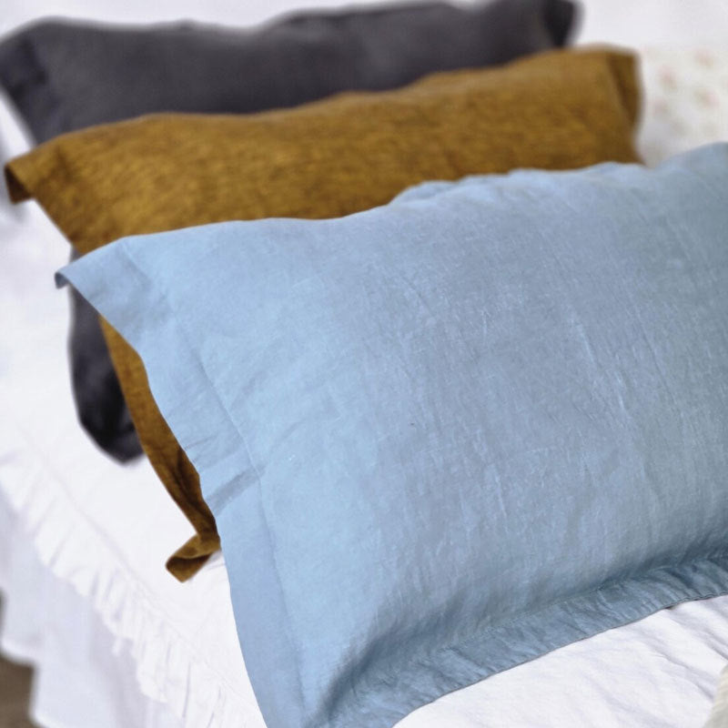 Leinen-Kissenbezug im Nordic-Stil