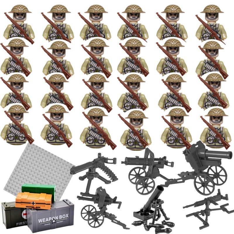 WW2 Militär-Bausteine für Kinder