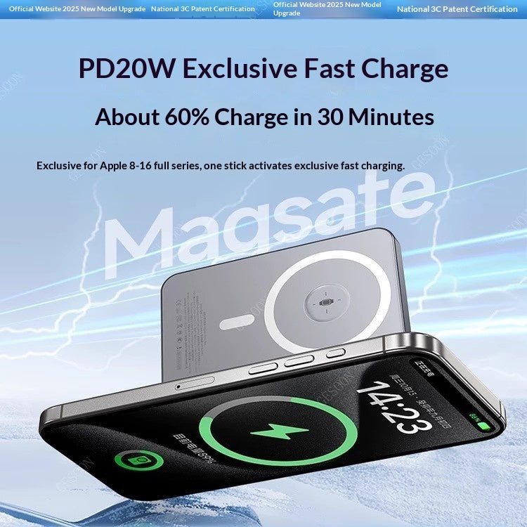 Magnetische Powerbank 10’000 mAh