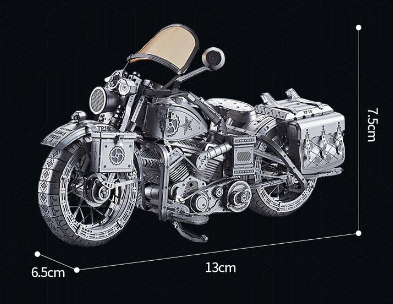 3D Metallpuzzle Motorrad zum Selberbauen – Bild 4 | LuxeStyle