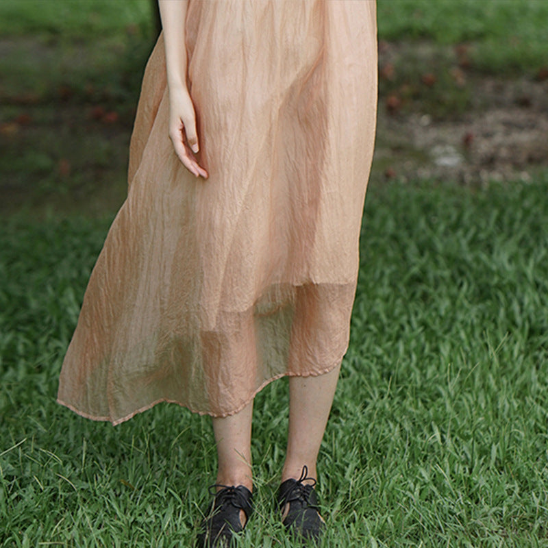 Sommerdress aus Seidensamt – Bild 1 | LuxeStyle