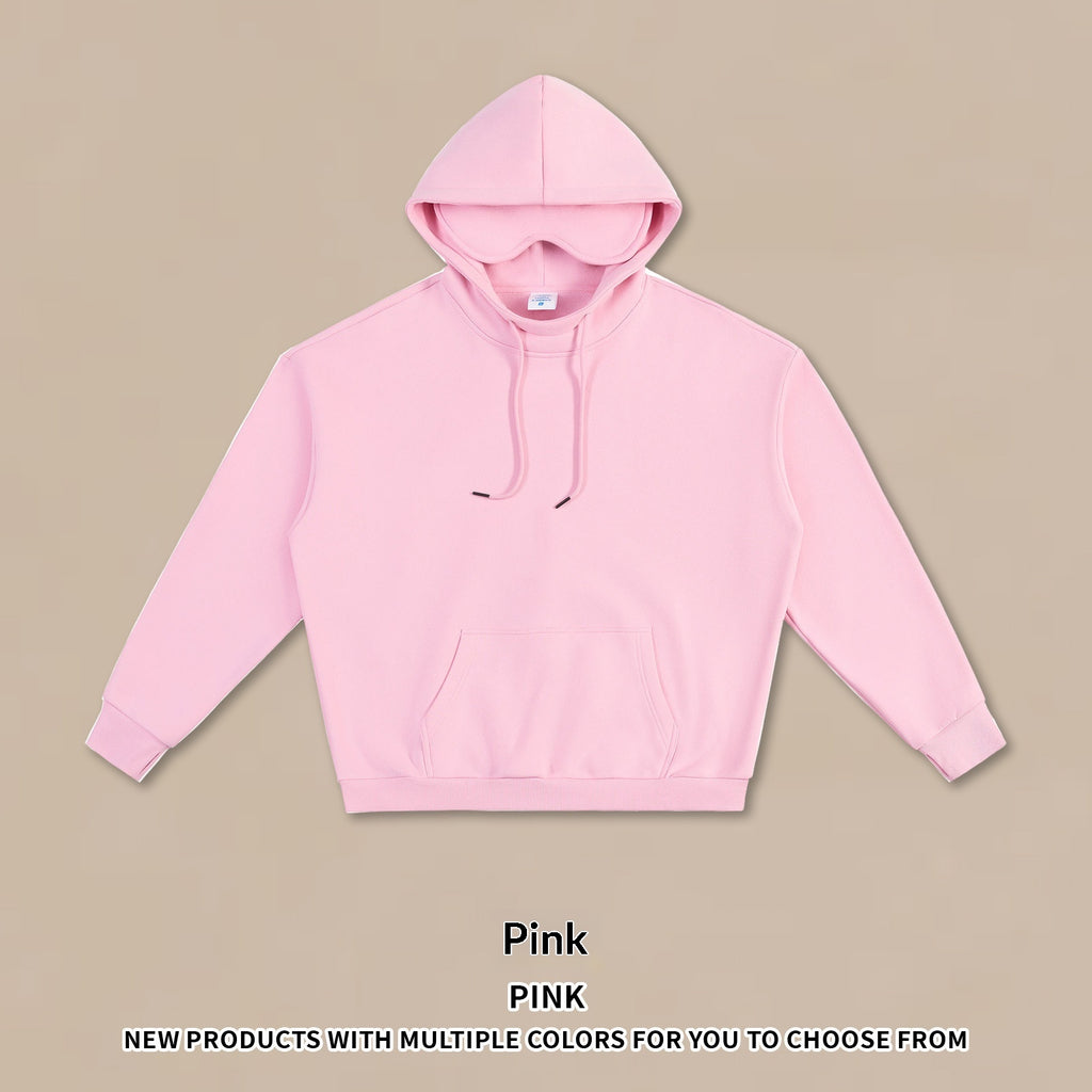 Hoodie mit Augenmaske und Fleece-Futter
