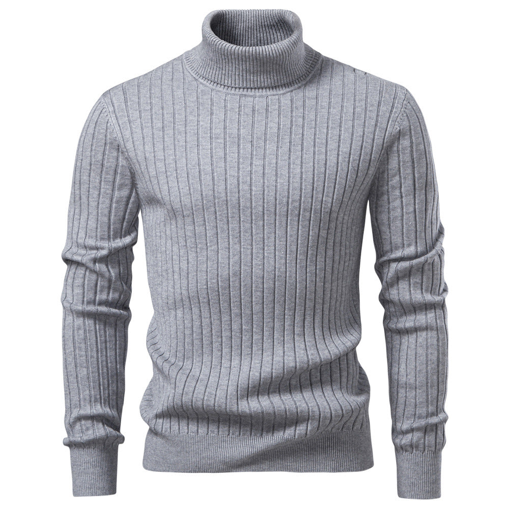 Herren Rollkragenpullover Strickpullover