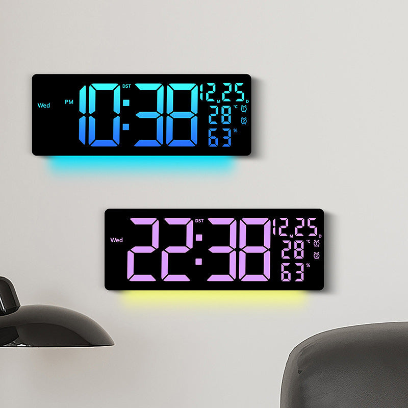 RGB-Farbwechselnde LED-Wanduhr
