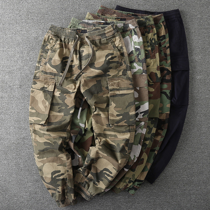 Camo Ankle-Tied Freizeithose für Herren