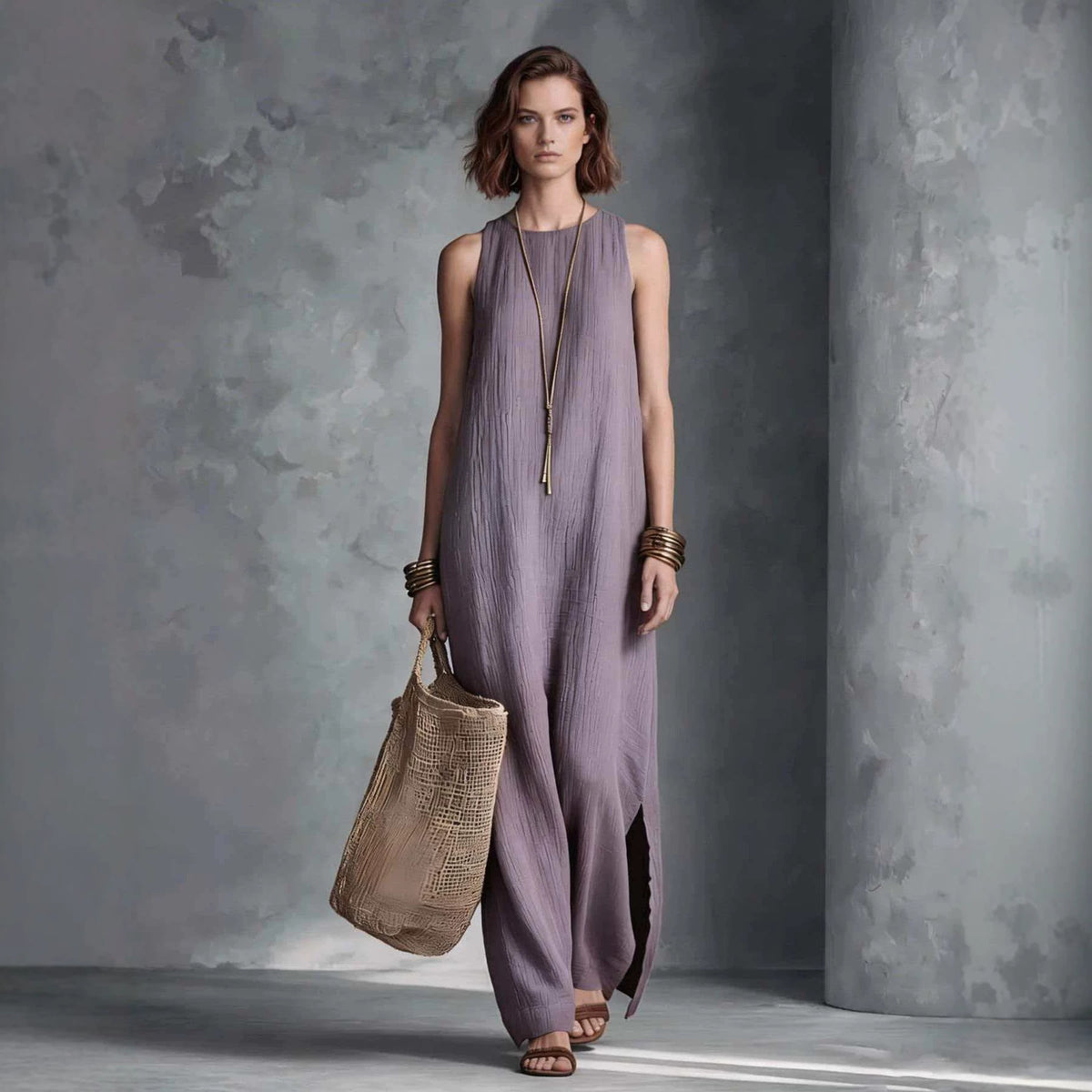 Ärmelloses Resort-Kleid für Damen – Bild 4 | LuxeStyle