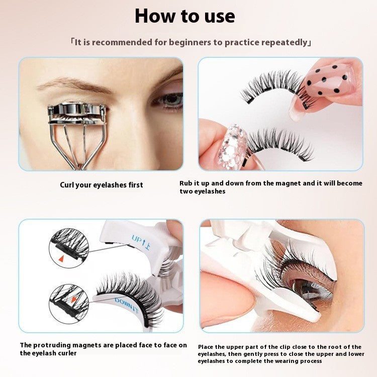 Trendige Weiche Magnetische Augenwimpern