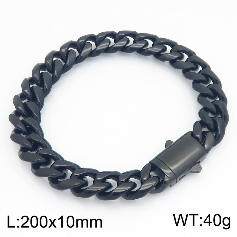 Kubanisches Gliederarmband, poliert