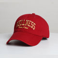 Baseball-Cap Wellness Rot Stickerei