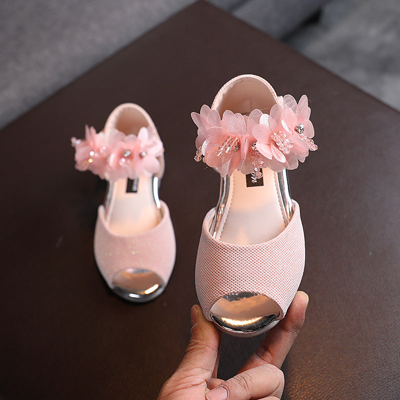 Sommer-Sandalen mit Blumen-Design für Kinder