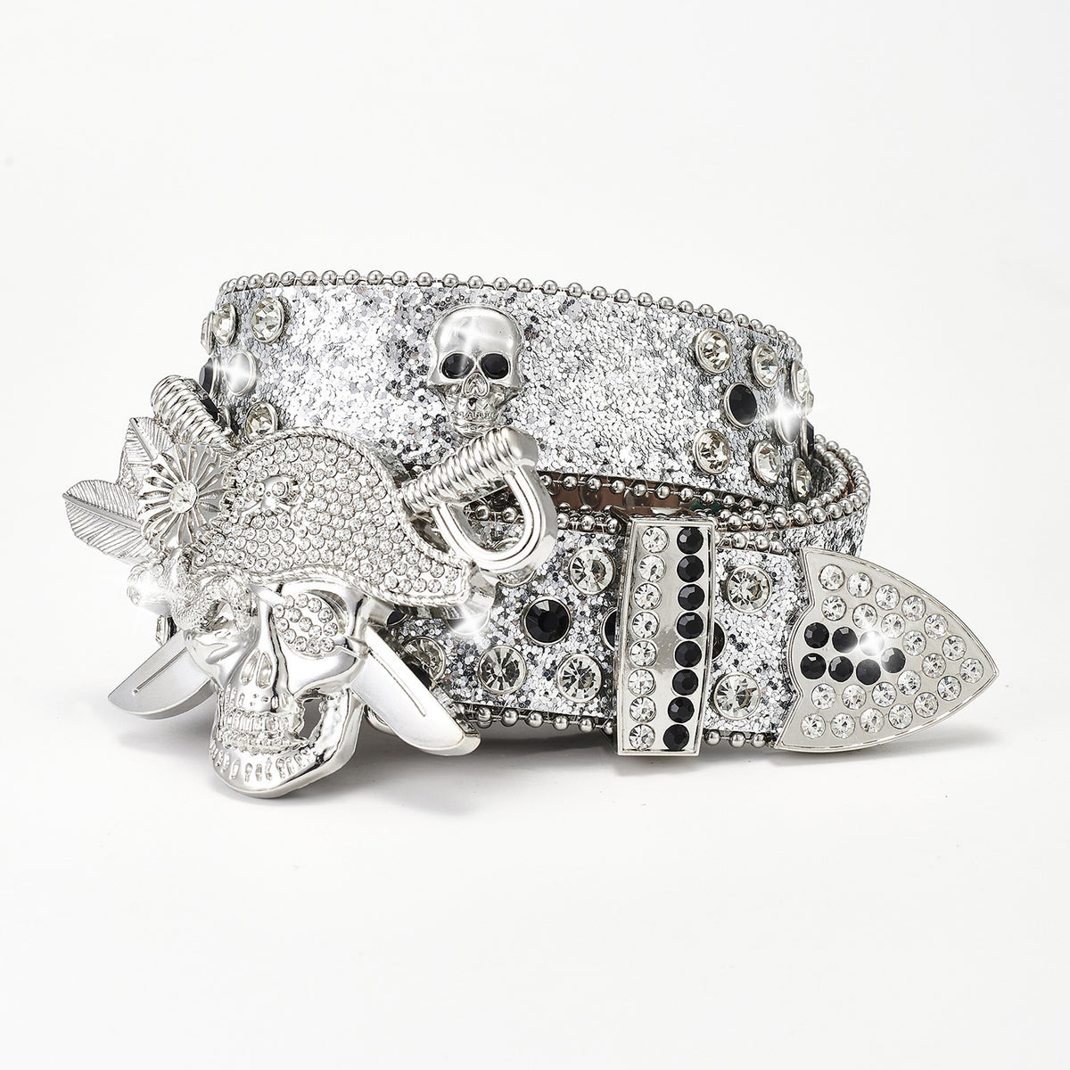 Gürtel mit Strass und Dornschliesse | LuxeStyle