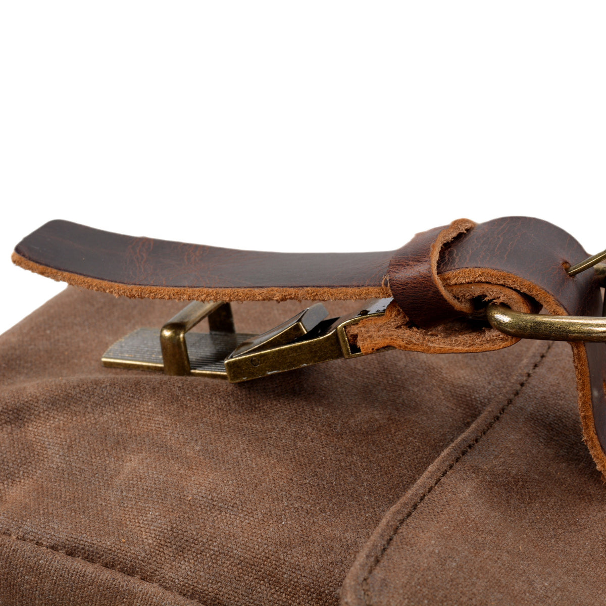 Crossbody-Tasche für Geschäftsreisen – dunkles Canvas – Bild 6 | LuxeStyle
