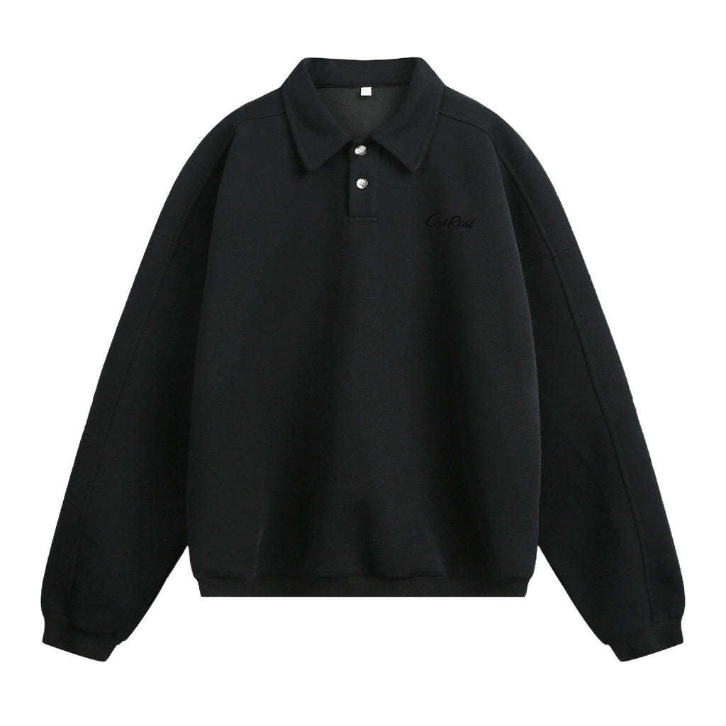 Pullover mit Buchstaben-Druck