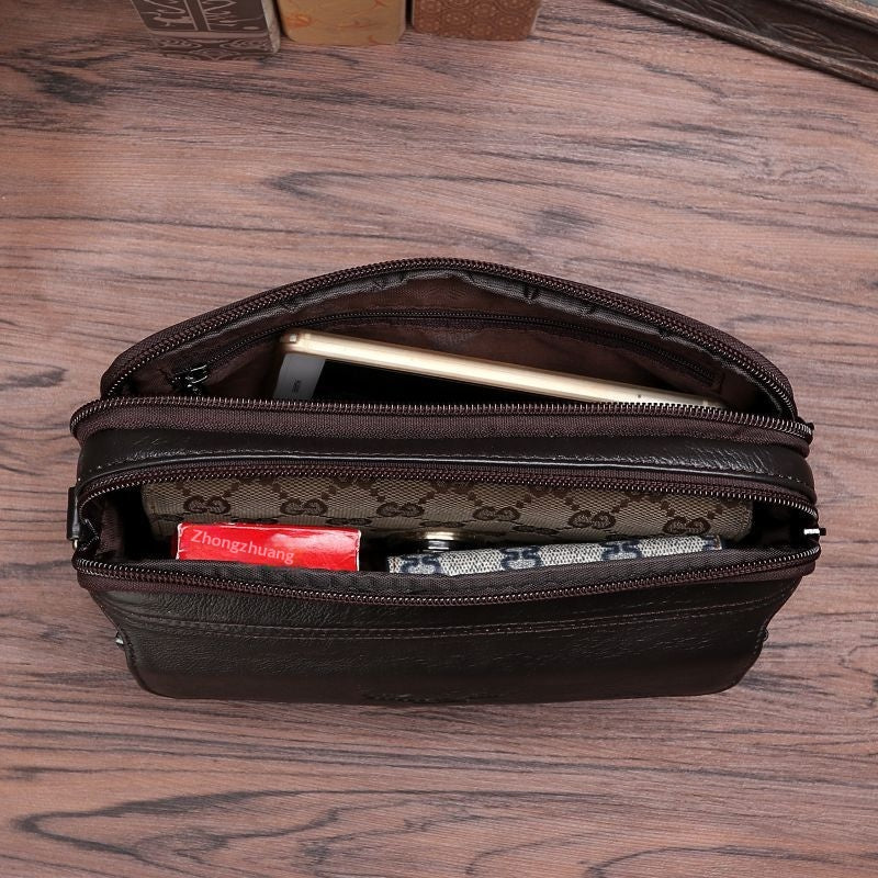 Männer Leder Clutch