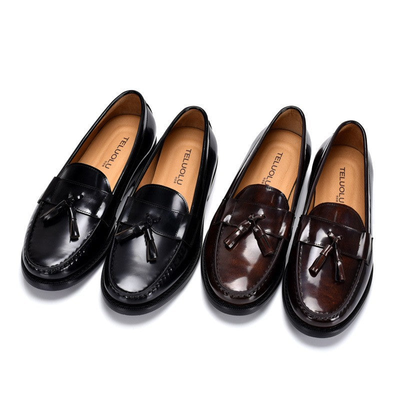 Britische Lackleder-Loafer für Herren