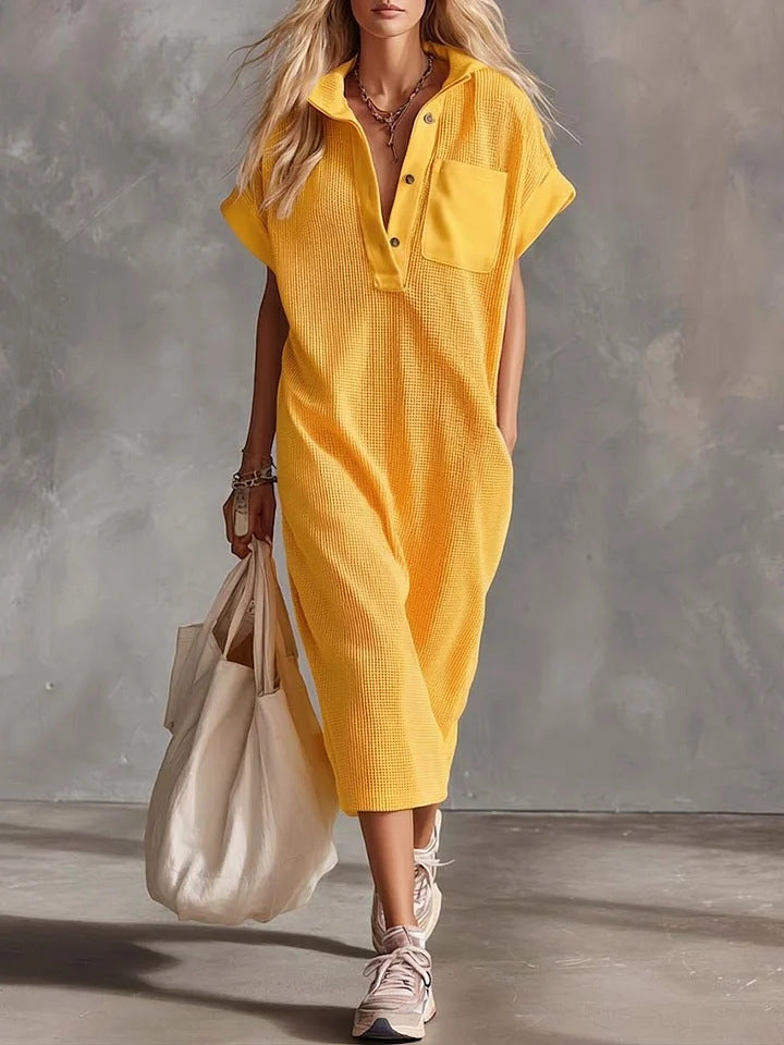 Elegantes Kurzarm-Kleid