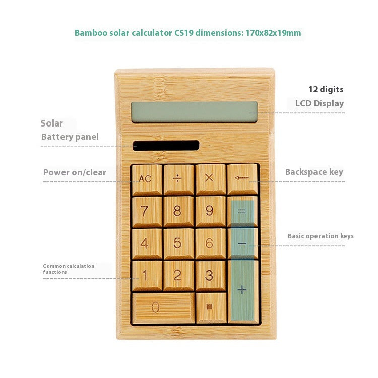 Solarbambus-Rechner für Büro – Bild 5 | LuxeStyle