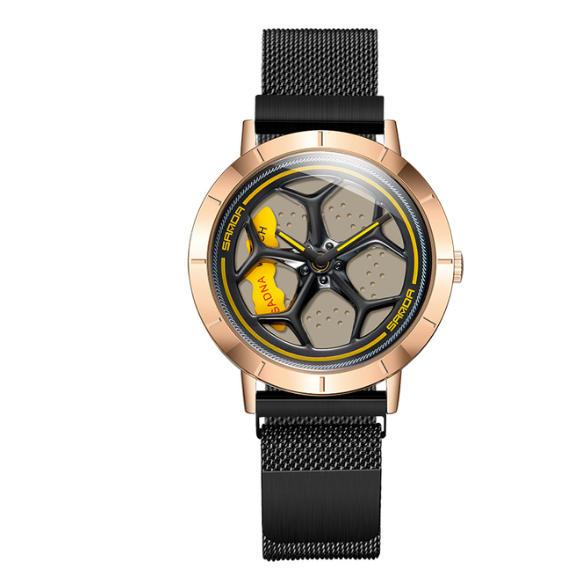 Sanda Wheel Quarz-Uhr – 43 mm, 30 m wasserdicht – Bild 4 | LuxeStyle