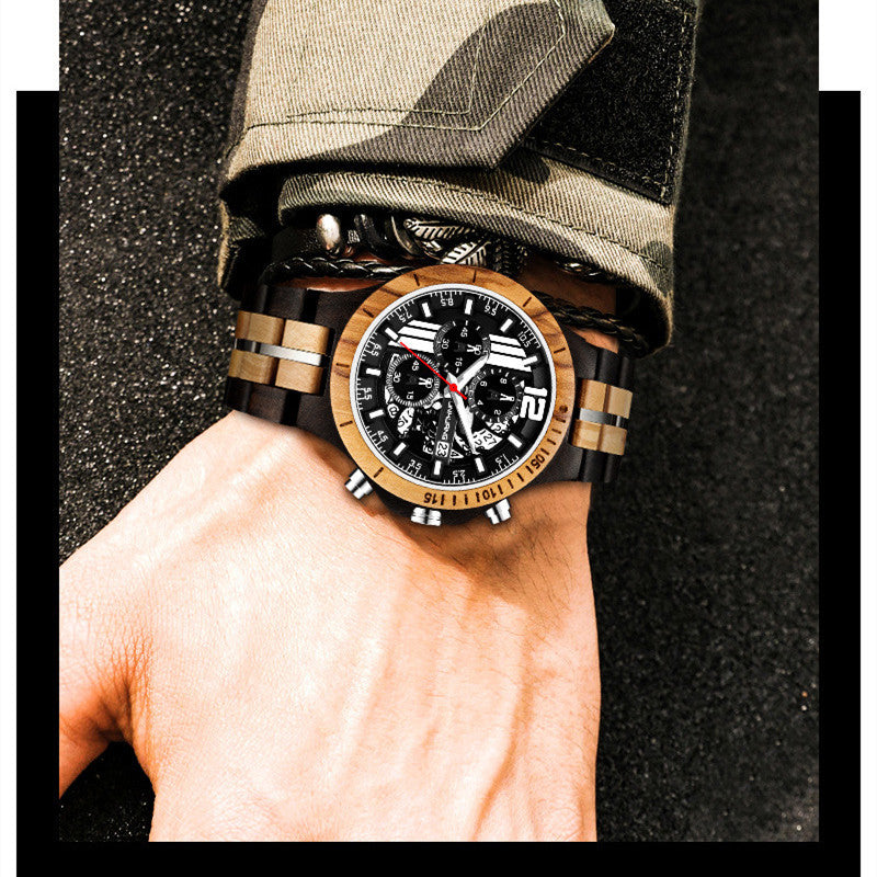 Retro Quarz Multifunktionsuhr für Herren – Bild 3 | LuxeStyle