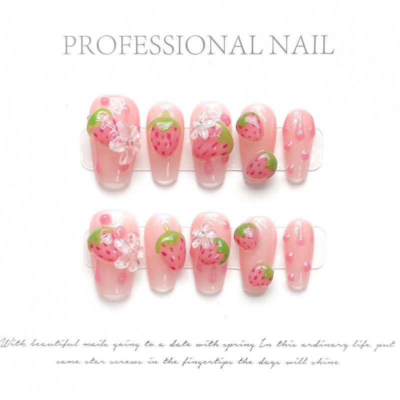 Nagelart Blumen Motiv