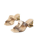 Halb-Schuh Sandalen