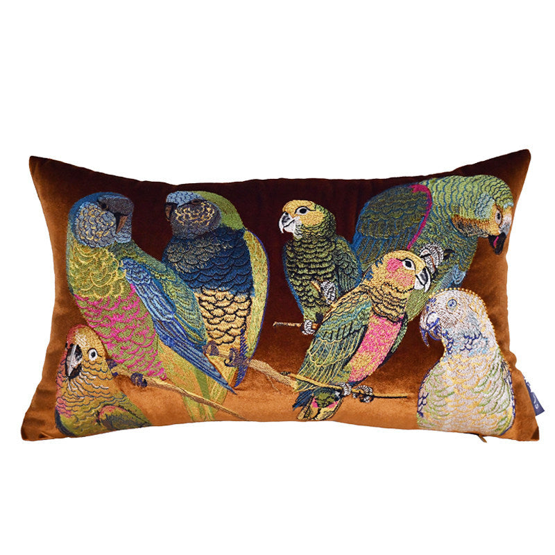 Papagei Samt-Kissen – Bild 14 | LuxeStyle