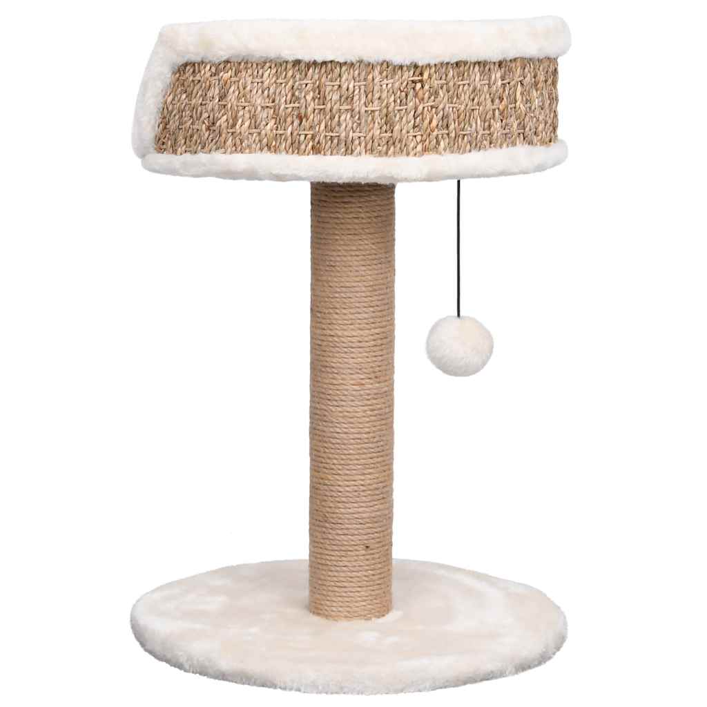 Katzenbaum mit Kratzstamm, 49 cm, Seegras