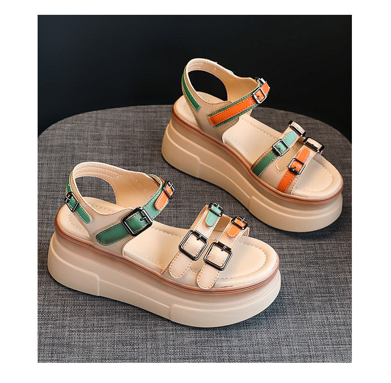 Bunte Plateau-Sandalen für Damen – Bild 20 | LuxeStyle