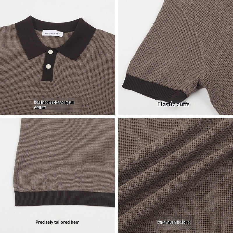 Leichter Poloshirt aus Ice Silk