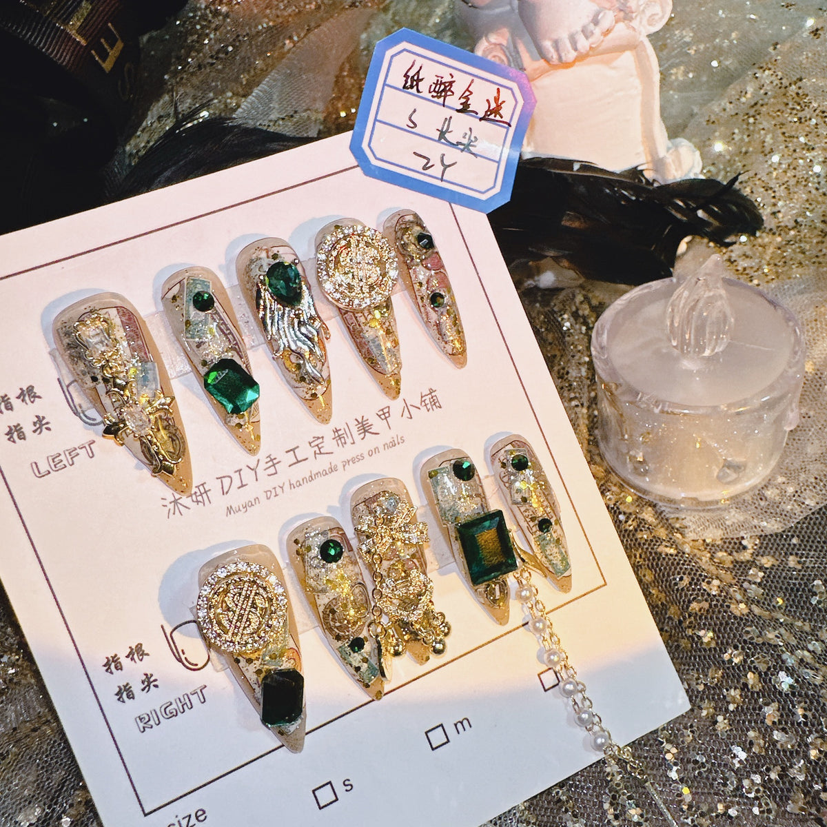 Lucky Paper Drunk Fan Nagelsticker – Bild 8 | LuxeStyle