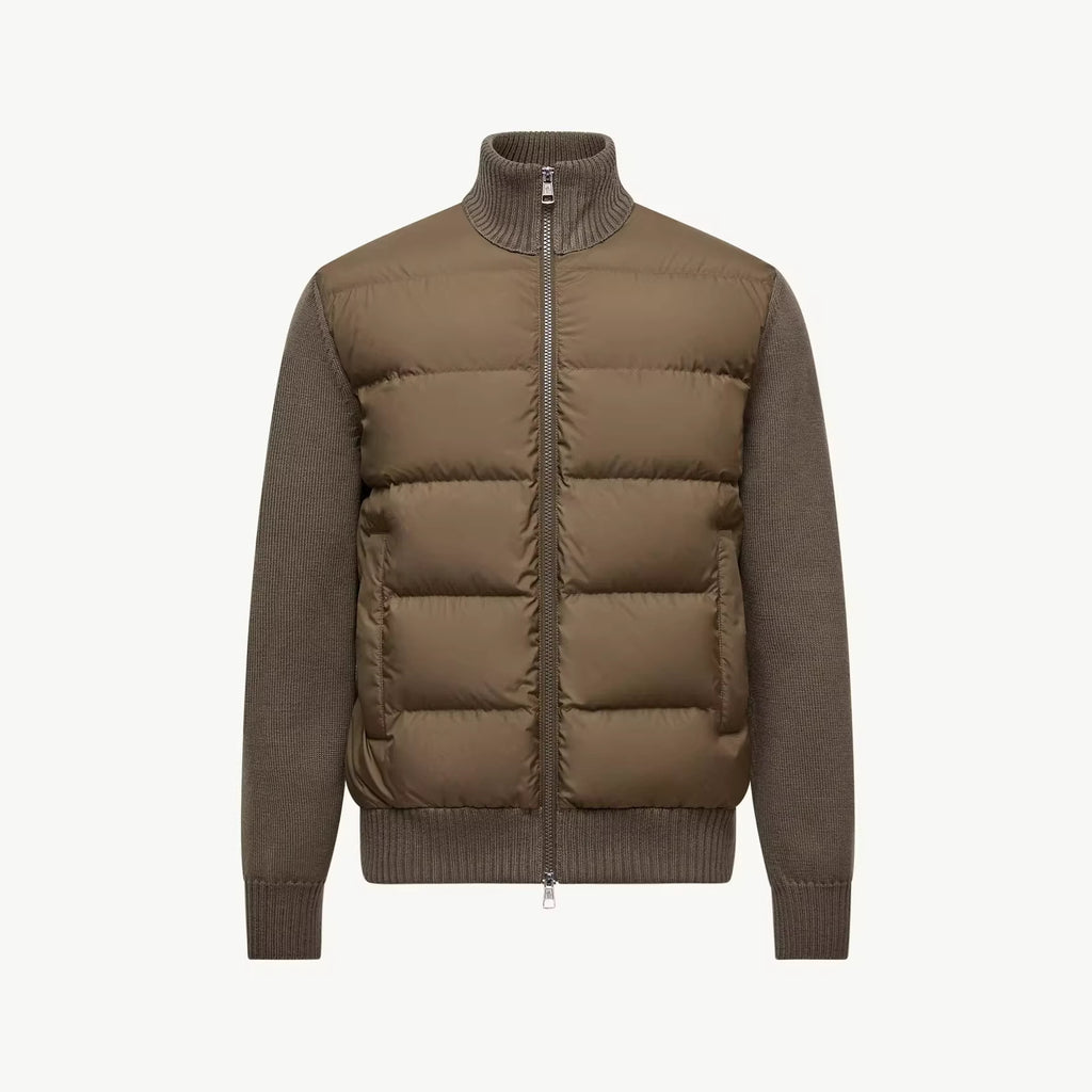 Herren Winter Stehkragen Pullover-Mantel