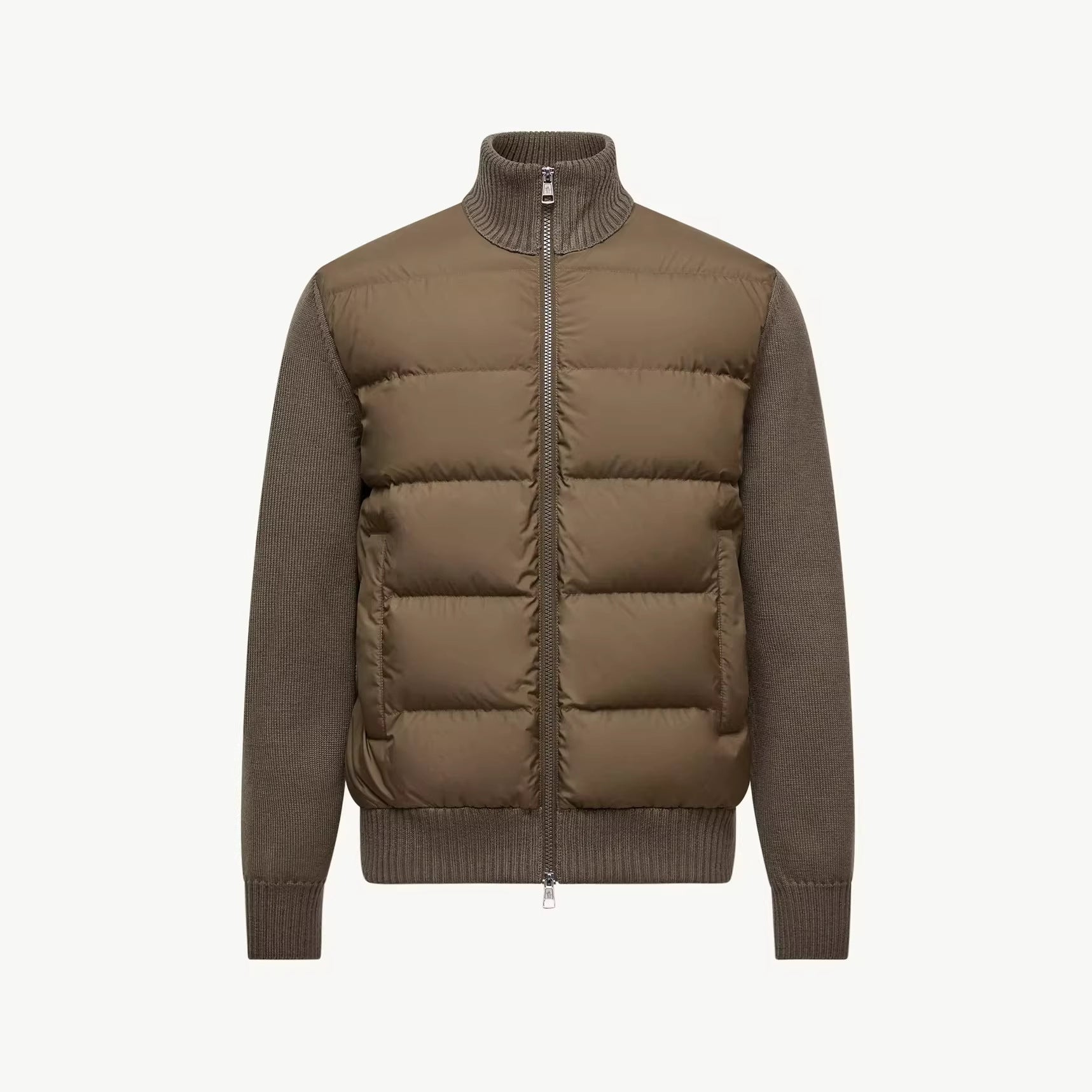 Herren Winter Stehkragen Pullover-Mantel