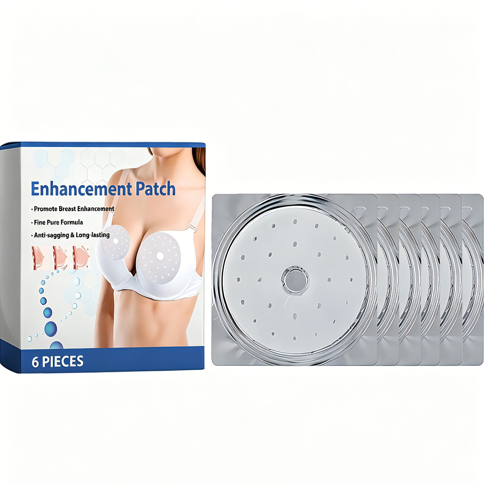 Bruststraffende & aufpolsternde Masken-Pads (6 Stk.) – Ansicht 8