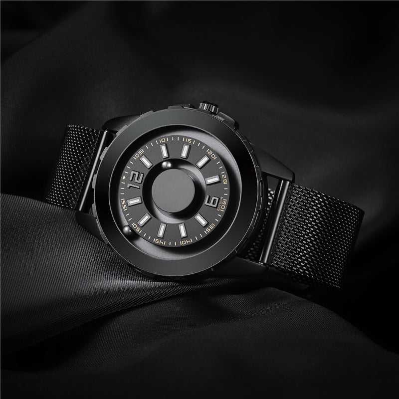 Quarzuhr mit Textilarmband – Bild 9 | LuxeStyle
