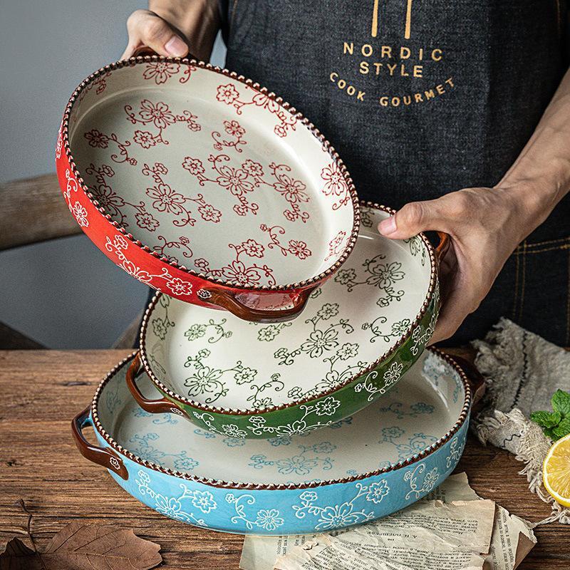 Japanische Keramikbackblech mit Kirschblütenmuster – Bild 6 | LuxeStyle