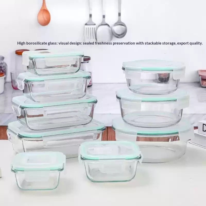 Lunchbox-Set aus Borosilikatglas