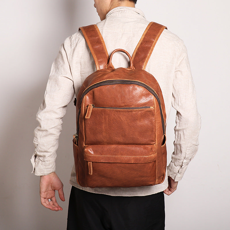 Leder-Rucksack für 14-Zoll-Laptop – Bild 8 | LuxeStyle