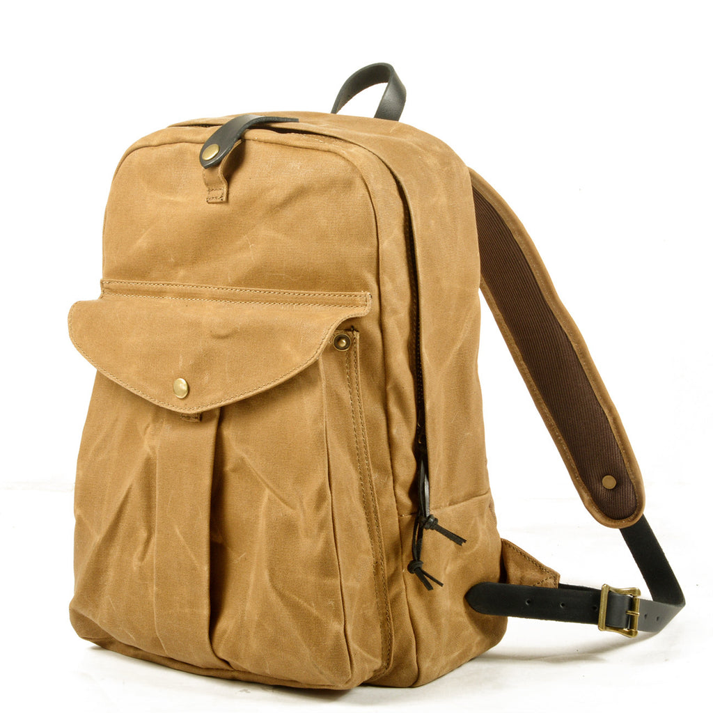 Retro Outdoor Canvas Rucksack – Bild 8 | LuxeStyle