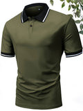 Polo-Shirt Kurzarm Golf Casual Top – Bild 21 | LuxeStyle