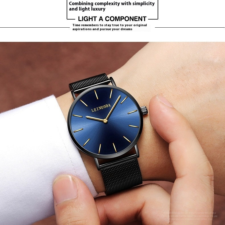 Einfaches Herrenarmbanduhr