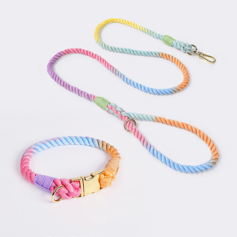 Geflochtenes Baumwollhalsband für Haustiere – Bild 7 | LuxeStyle