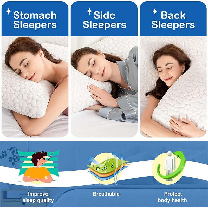 Bambusfaser Memory Foam Kissen – Ansicht 3