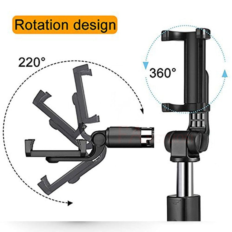Selfie Stick Stativ mit Bluetooth Fernbedienung