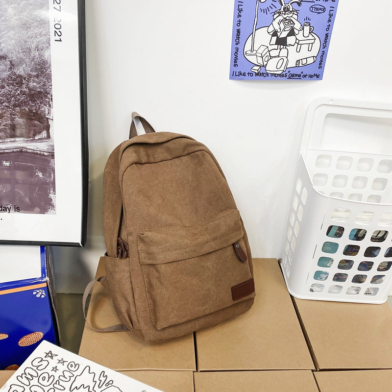 Canvas Rucksack grosse Kapazität Outdoor – Bild 4 | LuxeStyle