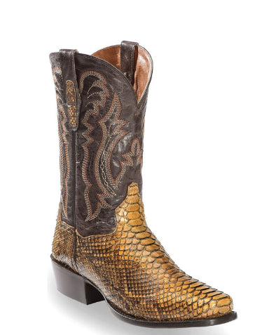 Herren Stiefel mit Stickerei und Patchwork