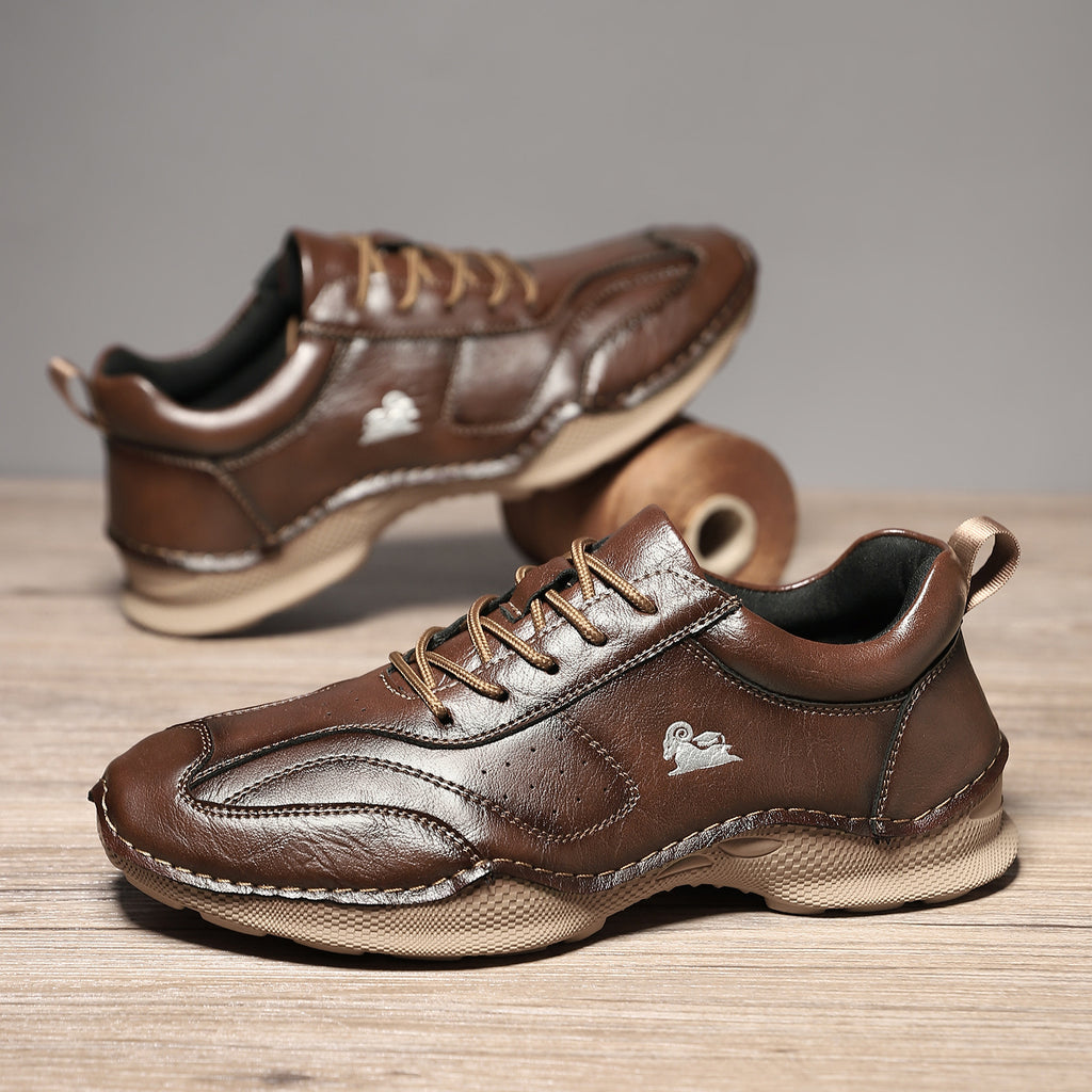 Herren Leder-Sneaker – Bild 6 | LuxeStyle